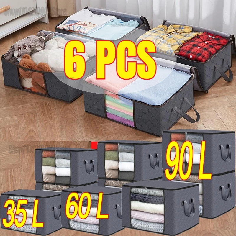Closet Organizer Baby - Tas Penyimpanan Lipat Besar Pakaian Koper
