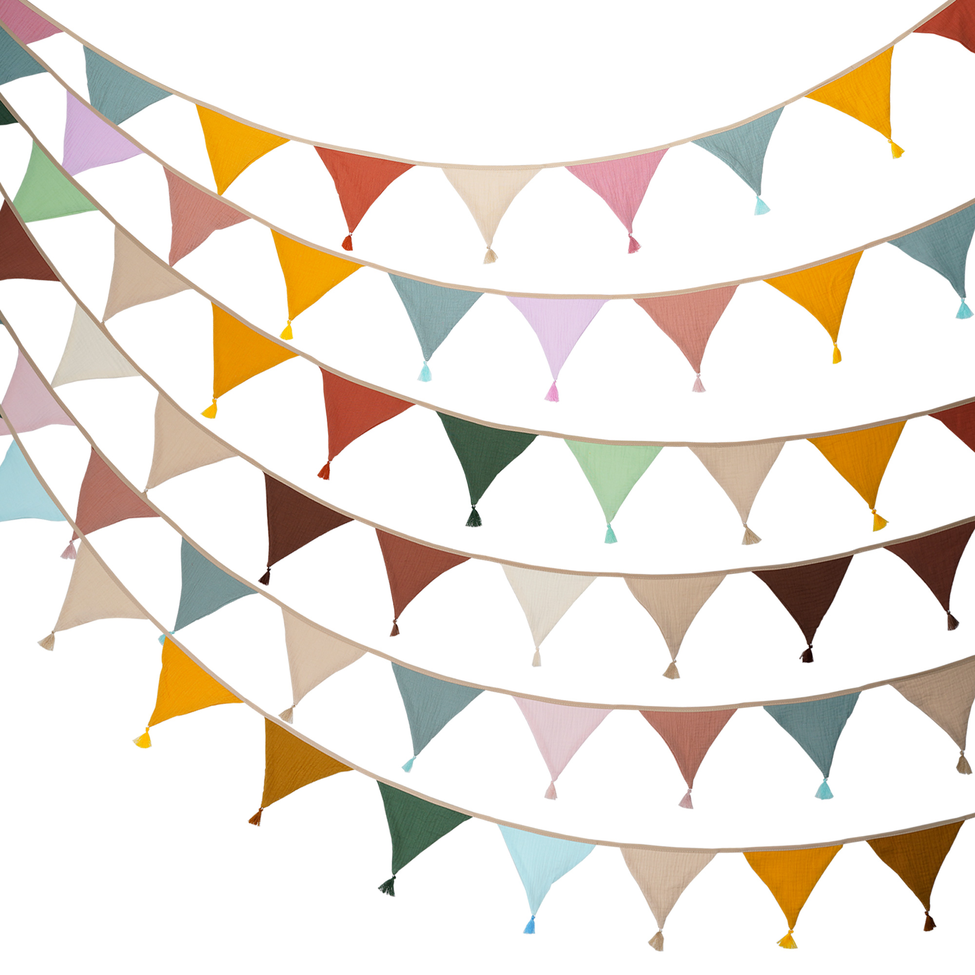 Baby Nursery Fabric - Bendera kain buaian 2.6M/8,5 kaki 10
