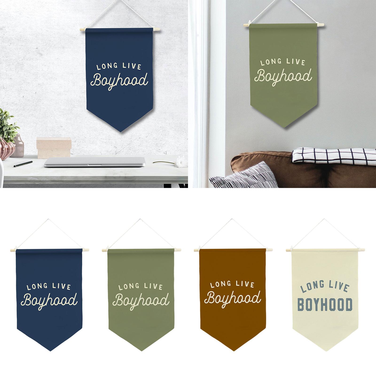 Baby Nursery Decor Boy - Spanduk Kehidupan Masa Kecil yang Abadi,