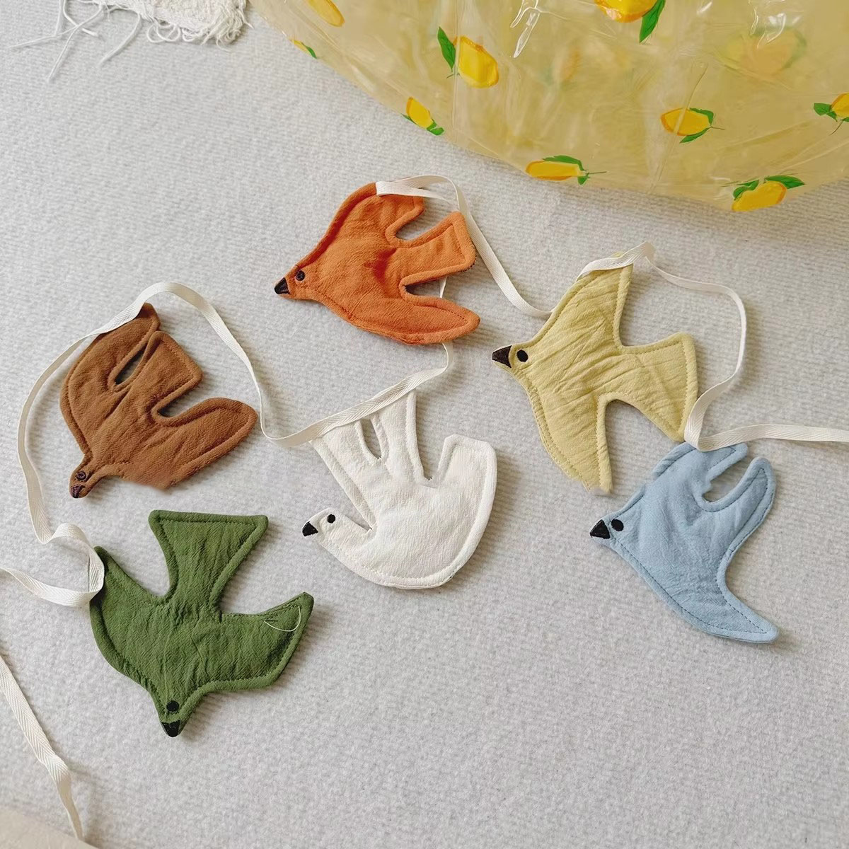 Baby Nursery Fabric - Kain Hias Kamar Anak Bendera Burung