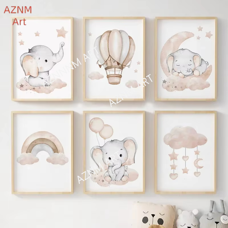 Poster Bayi Anak-anak Ayunan A - Baby Nursery Fabric ulasan dan harga