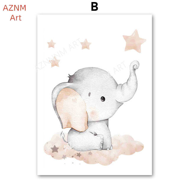 Poster Bayi Anak-anak Ayunan A - Baby Nursery Fabric ulasan dan harga