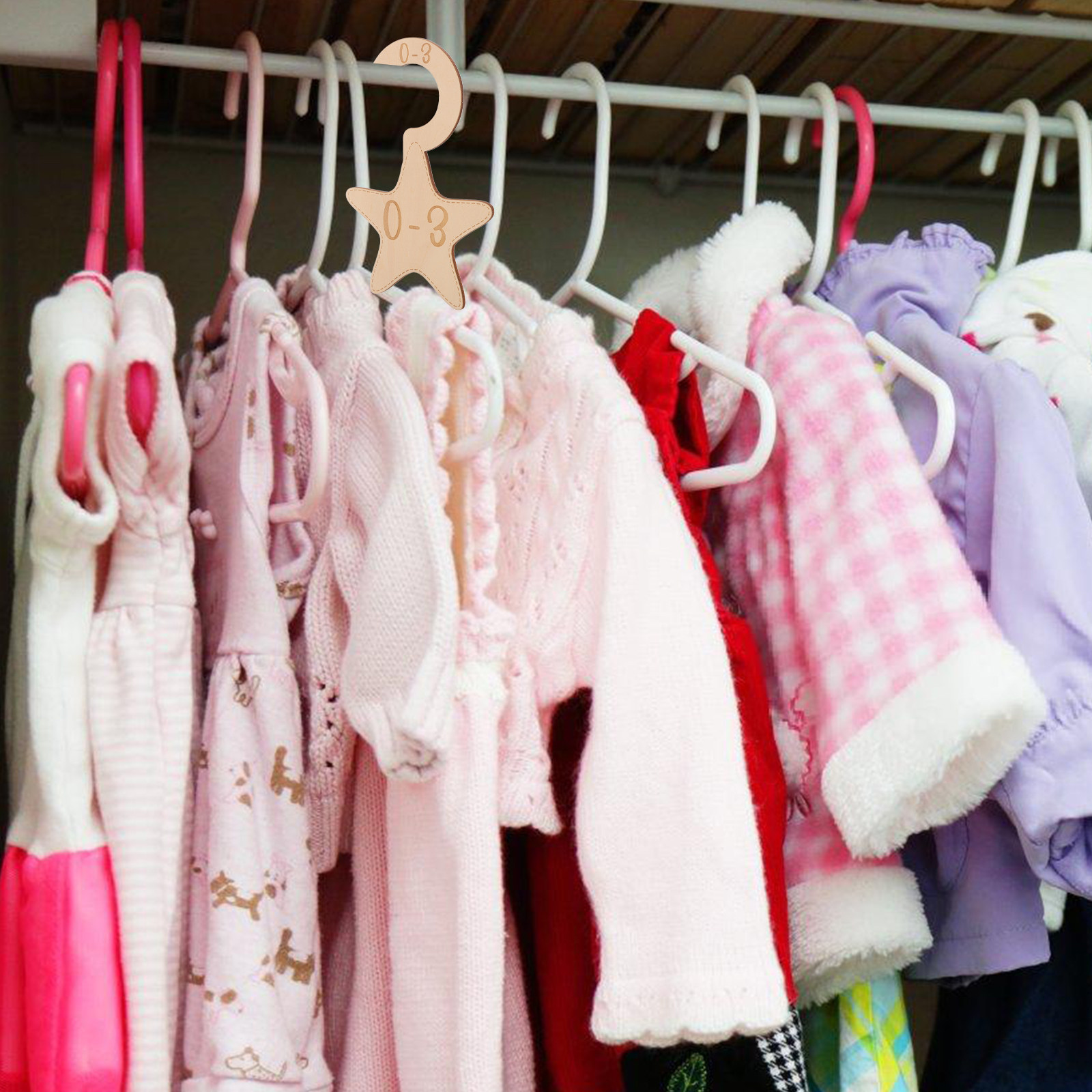 7 Buah Pembatas Lemari Pakaian - Closet Organizer Baby ulasan dan harga