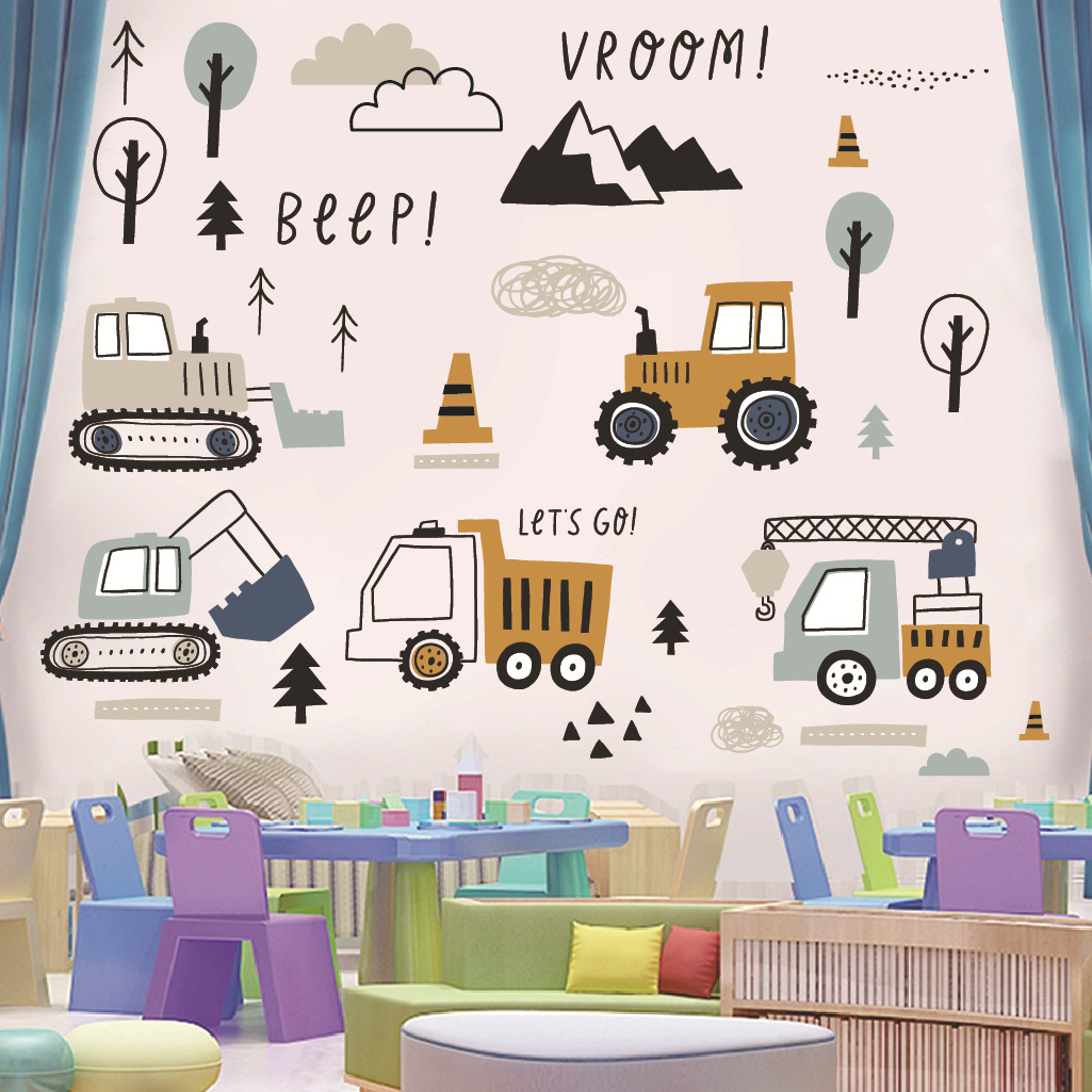 Stiker Dinding Mobil Rekayasa  - Baby Nursery Needs ulasan dan harga