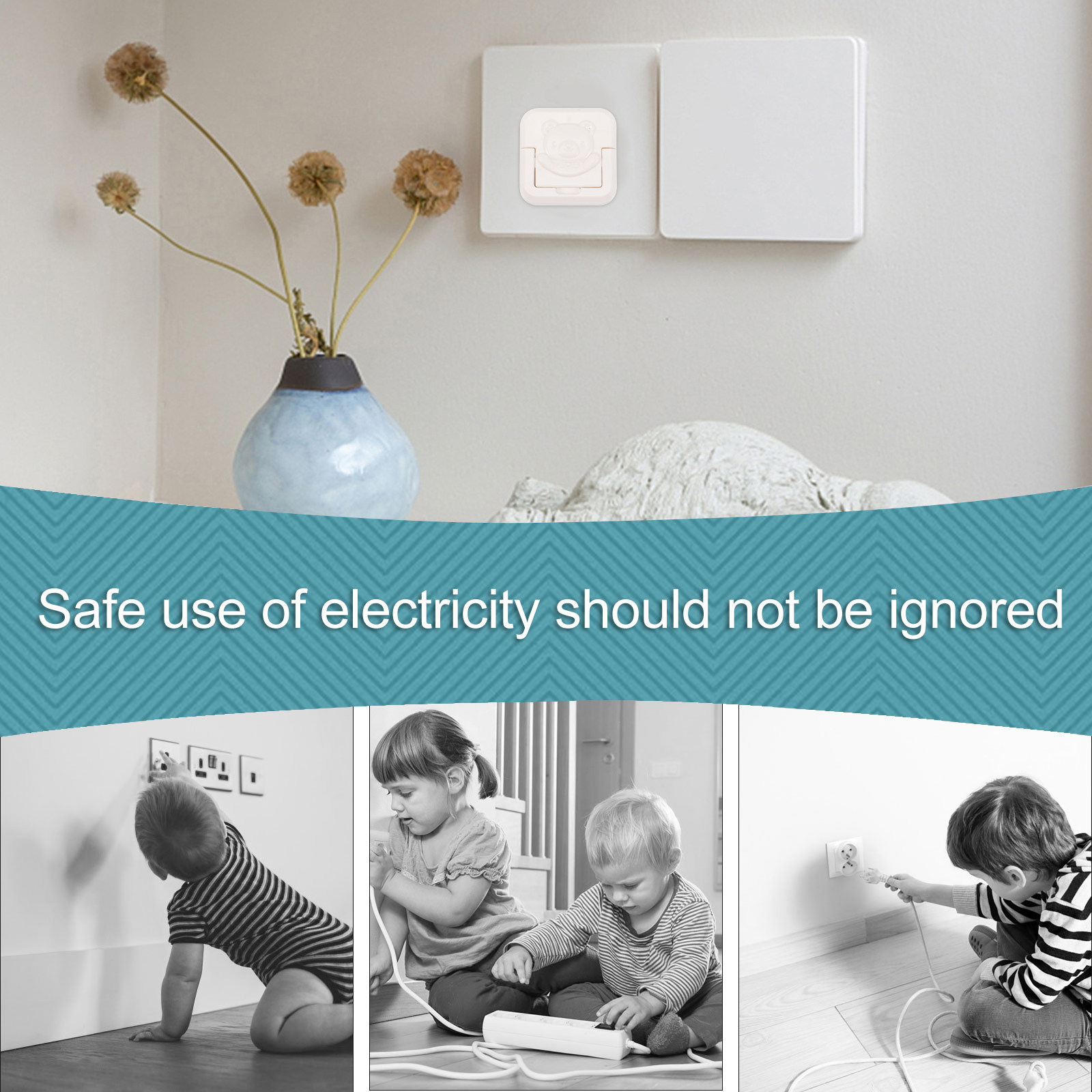 20 buah Pelindung Stop Kontak  - Outlet Cover Childproof ulasan dan harga