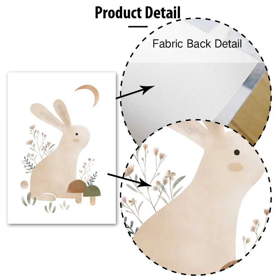 Boho Kelinci Rubah Landak Buru - Baby Nursery Decor Boy ulasan dan harga