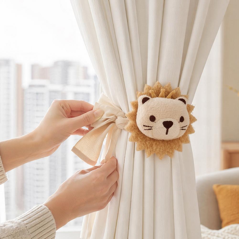 Penjepit Gorden Boneka Singa,  - Baby Nursery Fabric ulasan dan harga