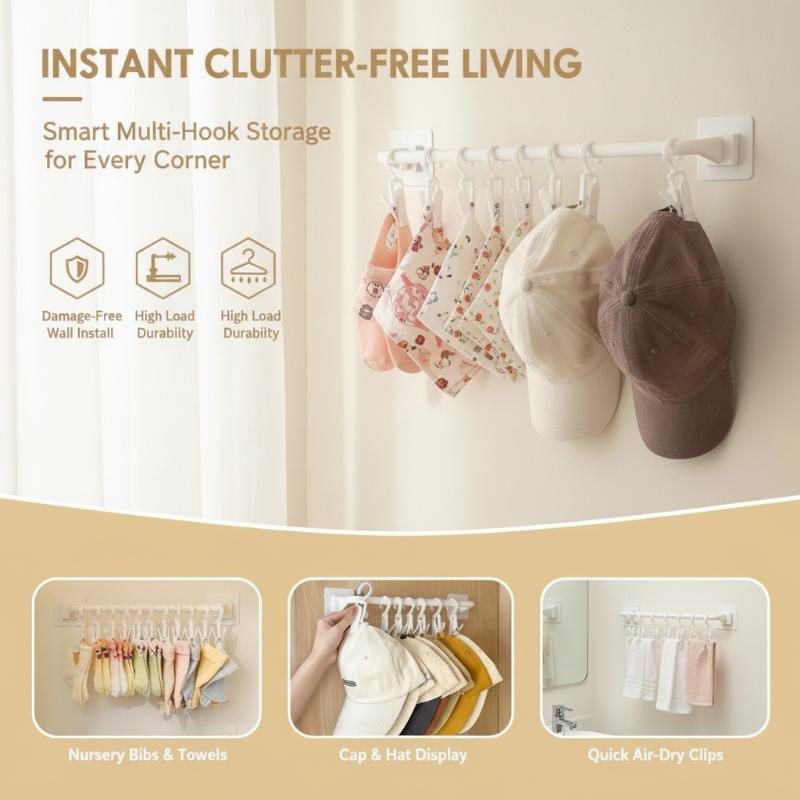 Gantungan Kaus Kaki Baru Tanpa - Closet Organizer Baby ulasan dan harga
