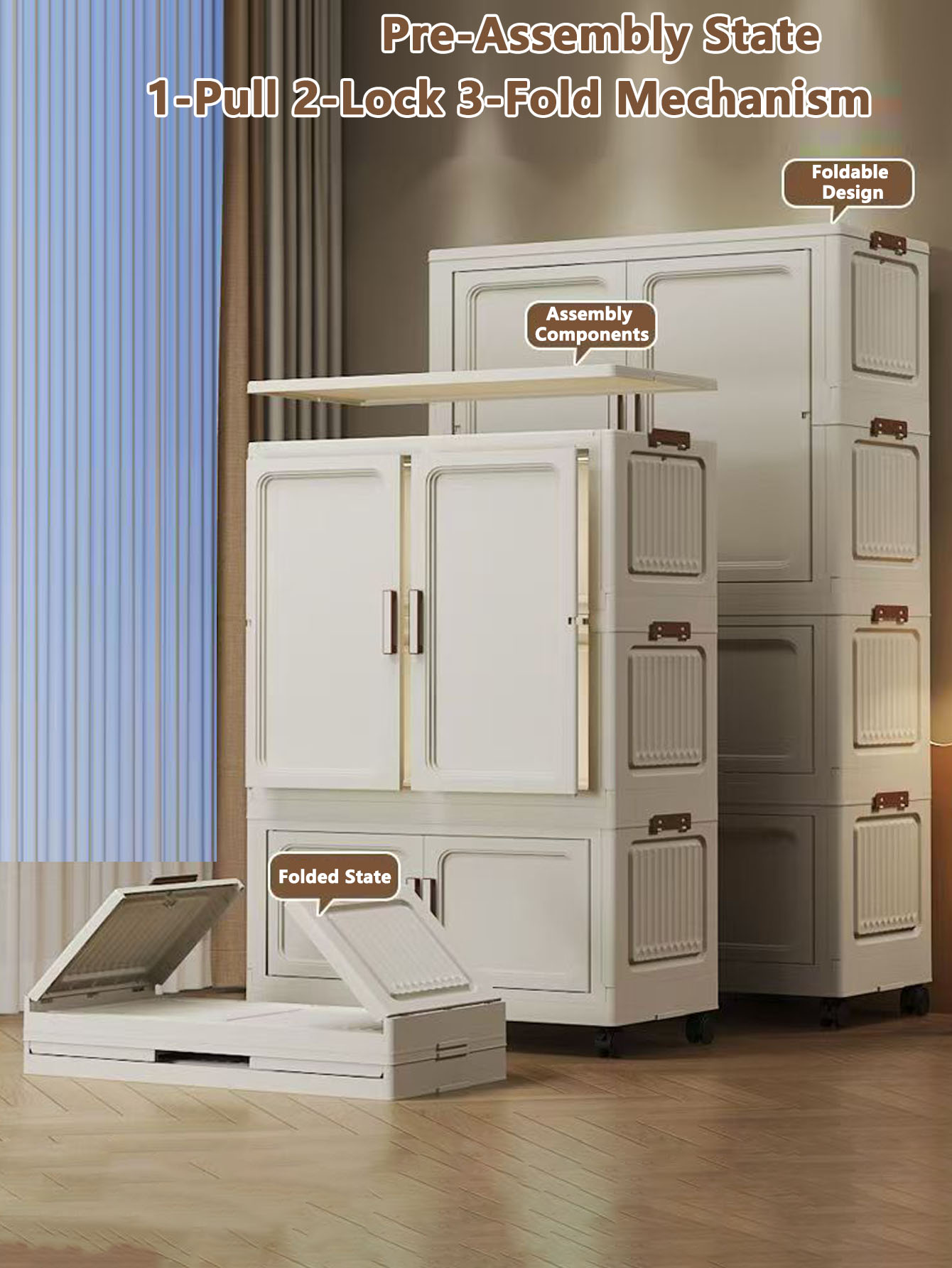 Lemari Penyimpanan Bertingkat  - Closet Organizer Baby ulasan dan harga