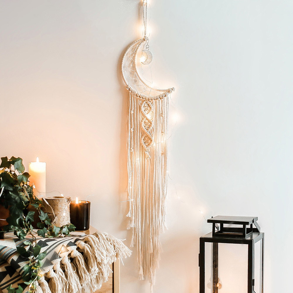 Macrame Dream Catcher Boho dek - Baby Nursery Needs ulasan dan harga