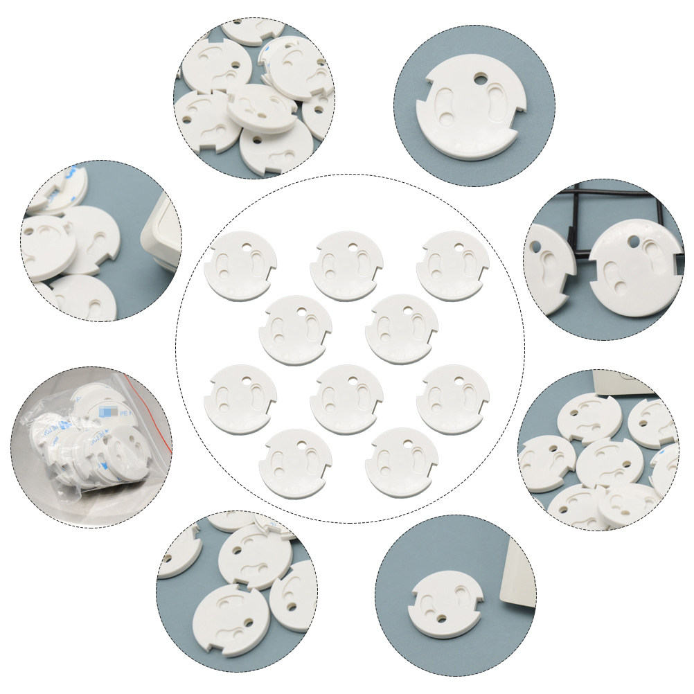 10 buah Penutup Stop Kontak St - Outlet Cover Childproof ulasan dan harga