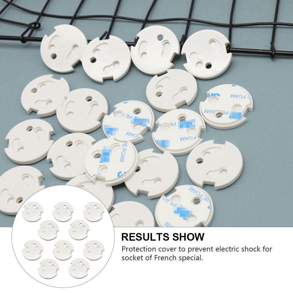 10 buah Penutup Stop Kontak St - Outlet Cover Childproof ulasan dan harga