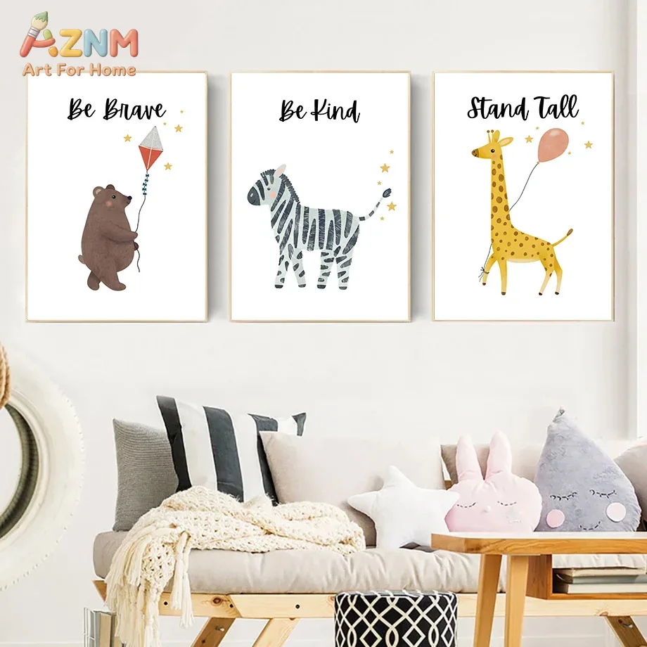 AZNM Be Brave Kind Stand Tall  - Baby Nursery Decor Boy ulasan dan harga