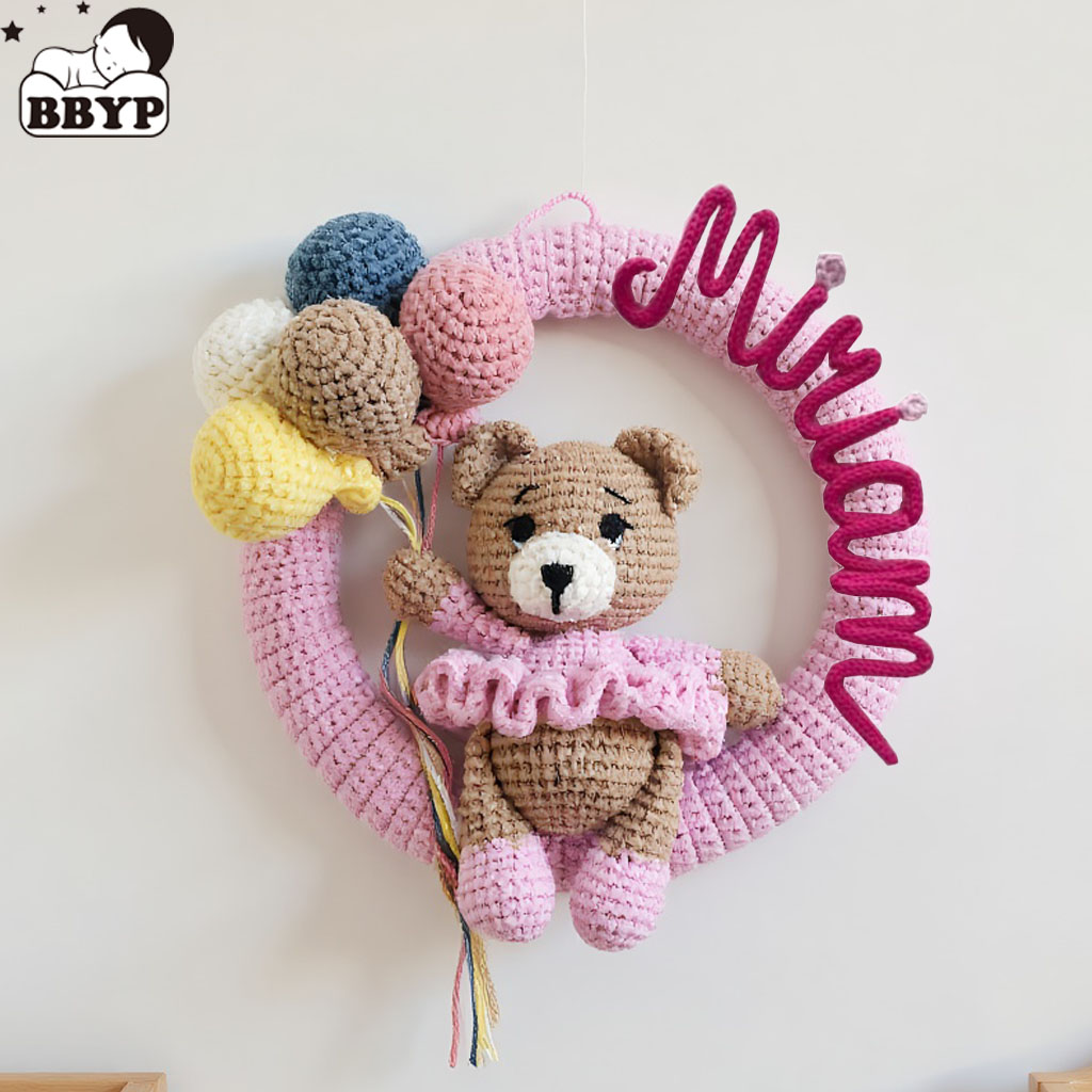 Karangan Bunga Nama Rajutan Pr - Baby Nursery Needs ulasan dan harga