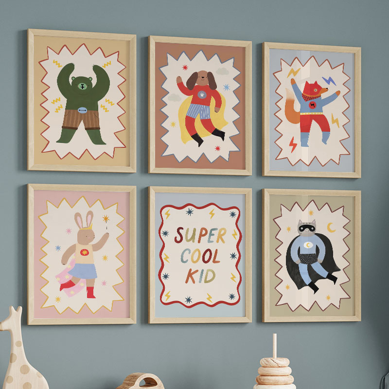 Lukisan Kanvas Seni Dinding Ka - Baby Nursery Fabric ulasan dan harga